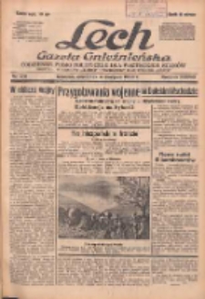 Lech.Gazeta Gnieźnieńska: codzienne pismo polityczne dla wszystkich stan&oacute;w. Dodatki: tygodniowy "Lechita" i powieściowy oraz dwutygodnik "Leszek" 1938.08.04 R.38 Nr176