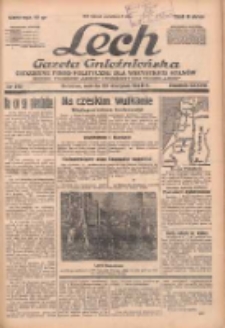 Lech.Gazeta Gnieźnieńska: codzienne pismo polityczne dla wszystkich stan&oacute;w. Dodatki: tygodniowy "Lechita" i powieściowy oraz dwutygodnik "Leszek" 1938.08.20 R.38 Nr189