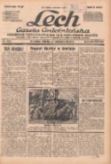 Lech.Gazeta Gnieźnieńska: codzienne pismo polityczne dla wszystkich stan&oacute;w. Dodatki: tygodniowy "Lechita" i powieściowy oraz dwutygodnik "Leszek" 1938.08.27 R.38 Nr195