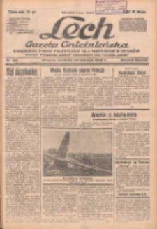 Lech.Gazeta Gnieźnieńska: codzienne pismo polityczne dla wszystkich stan&oacute;w. Dodatki: tygodniowy "Lechita" i powieściowy oraz dwutygodnik "Leszek" 1938.08.28 R.38 Nr196
