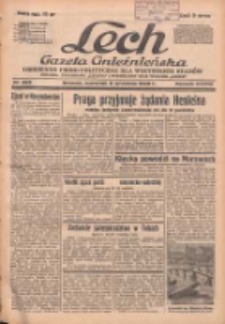 Lech.Gazeta Gnieźnieńska: codzienne pismo polityczne dla wszystkich stan&oacute;w. Dodatki: tygodniowy "Lechita" i powieściowy oraz dwutygodnik "Leszek" 1938.09.08 R.38 Nr205