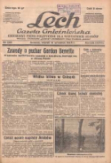 Lech.Gazeta Gnieźnieńska: codzienne pismo polityczne dla wszystkich stan&oacute;w. Dodatki: tygodniowy "Lechita" i powieściowy oraz dwutygodnik "Leszek" 1938.09.13 R.38 Nr209