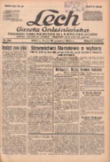 Lech.Gazeta Gnieźnieńska: codzienne pismo polityczne dla wszystkich stan&oacute;w. Dodatki: tygodniowy "Lechita" i powieściowy oraz dwutygodnik "Leszek" 1938.09.21 R.38 Nr216