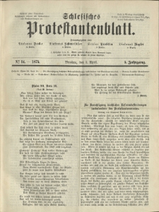 Schlesisches Protestantenblatt. 1875.04.10 Jg.5 No15
