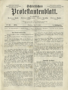 Schlesisches Protestantenblatt. 1875.07.03 Jg.5 No27