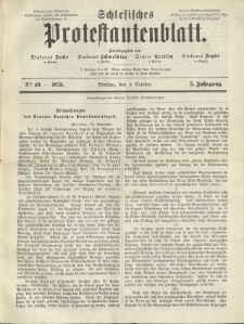 Schlesisches Protestantenblatt. 1875.10.02 Jg.5 No40