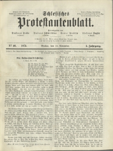 Schlesisches Protestantenblatt. 1875.11.13 Jg.5 No46