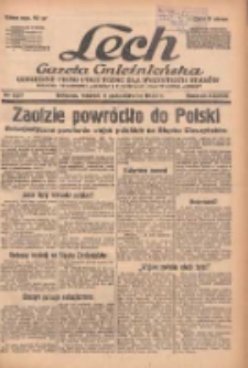 Lech.Gazeta Gnieźnieńska: codzienne pismo polityczne dla wszystkich stan&oacute;w. Dodatki: tygodniowy "Lechita" i powieściowy oraz dwutygodnik "Leszek" 1938.10.04 R.38 Nr227
