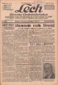 Lech.Gazeta Gnieźnieńska: codzienne pismo polityczne dla wszystkich stan&oacute;w. Dodatki: tygodniowy "Lechita" i powieściowy oraz dwutygodnik "Leszek" 1938.10.08 R.38 Nr231