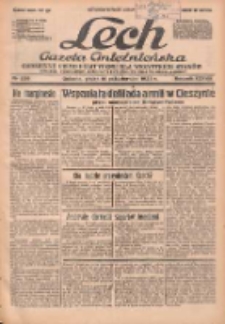 Lech.Gazeta Gnieźnieńska: codzienne pismo polityczne dla wszystkich stan&oacute;w. Dodatki: tygodniowy "Lechita" i powieściowy oraz dwutygodnik "Leszek" 1938.10.14 R.38 Nr236