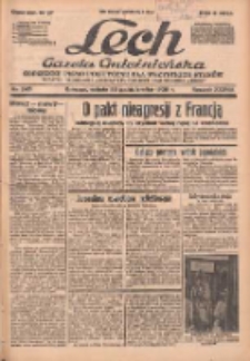 Lech.Gazeta Gnieźnieńska: codzienne pismo polityczne dla wszystkich stan&oacute;w. Dodatki: tygodniowy "Lechita" i powieściowy oraz dwutygodnik "Leszek" 1938.10.22 R.38 Nr243