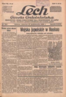 Lech.Gazeta Gnieźnieńska: codzienne pismo polityczne dla wszystkich stan&oacute;w. Dodatki: tygodniowy "Lechita" i powieściowy oraz dwutygodnik "Leszek" 1938.10.27 R.38 Nr247