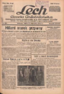 Lech.Gazeta Gnieźnieńska: codzienne pismo polityczne dla wszystkich stan&oacute;w. Dodatki: tygodniowy "Lechita" i powieściowy oraz dwutygodnik "Leszek" 1938.11.15 R.38 Nr261