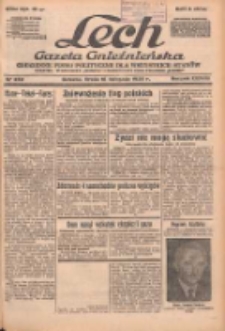 Lech.Gazeta Gnieźnieńska: codzienne pismo polityczne dla wszystkich stan&oacute;w. Dodatki: tygodniowy "Lechita" i powieściowy oraz dwutygodnik "Leszek" 1938.11.16 R.38 Nr262
