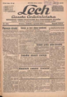 Lech.Gazeta Gnieźnieńska: codzienne pismo polityczne dla wszystkich stan&oacute;w. Dodatki: tygodniowy "Lechita" i powieściowy oraz dwutygodnik "Leszek" 1938.12.04 R.38 Nr278