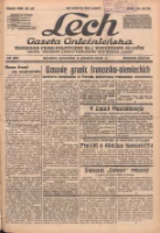Lech.Gazeta Gnieźnieńska: codzienne pismo polityczne dla wszystkich stan&oacute;w. Dodatki: tygodniowy "Lechita" i powieściowy oraz dwutygodnik "Leszek" 1938.12.08 R.38 Nr281