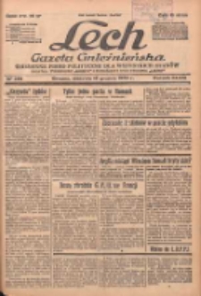 Lech.Gazeta Gnieźnieńska: codzienne pismo polityczne dla wszystkich stan&oacute;w. Dodatki: tygodniowy "Lechita" i powieściowy oraz dwutygodnik "Leszek" 1938.12.18 R.38 Nr289