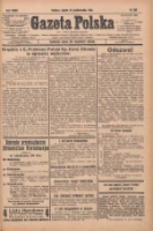 Gazeta Polska: codzienne pismo polsko-katolickie dla wszystkich stanów 1930.10.24 R.34 Nr248