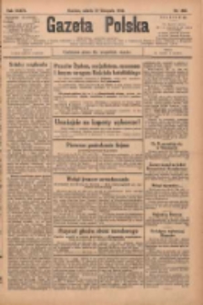 Gazeta Polska: codzienne pismo polsko-katolickie dla wszystkich stanów 1930.11.22 R.34 Nr268