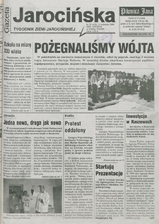 Gazeta Jarocińska 1998.09.11 Nr37(415)