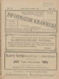 Informator Krawiecki: organ wychodzący z Pierwszej Polskiej Akademji Kroju i M&oacute;d w Poznaniu 1924.12.19 R.3 Nr19