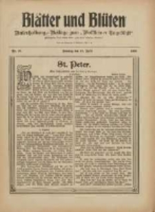 Blätter und Blüten: unterhaltungs-Beilage zum "Wollsteiner Tageblatt" 1909.04.18 Nr16
