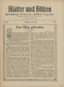 Blätter und Blüten: unterhaltungs-Beilage zum "Wollsteiner Tageblatt" 1910.07.31 Nr29