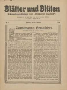 Blätter und Blüten: unterhaltungs-Beilage zum "Wollsteiner Tageblatt" 1911.02.19 Nr8