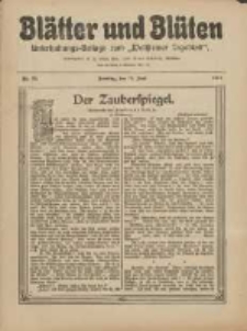 Blätter und Blüten: unterhaltungs-Beilage zum "Wollsteiner Tageblatt" 1911.06.11 Nr23