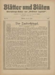 Blätter und Blüten: unterhaltungs-Beilage zum "Wollsteiner Tageblatt" 1911.06.18 Nr24