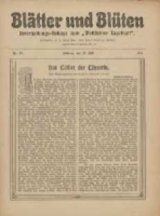Blätter und Blüten: unterhaltungs-Beilage zum "Wollsteiner Tageblatt" 1911.07.16 Nr28