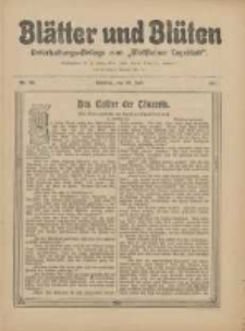 Blätter und Blüten: unterhaltungs-Beilage zum "Wollsteiner Tageblatt" 1911.07.23 Nr29