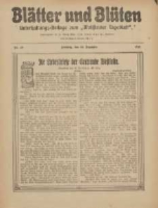 Blätter und Blüten: unterhaltungs-Beilage zum "Wollsteiner Tageblatt" 1911.12.10 Nr49