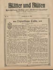 Blätter und Blüten: unterhaltungs-Beilage zum "Wollsteiner Tageblatt" 1908.05.10 Nr19