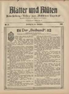 Blätter und Blüten: unterhaltungs-Beilage zum "Wollsteiner Tageblatt" 1908.11.29 Nr48