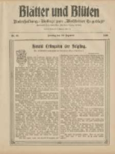 Blätter und Blüten: unterhaltungs-Beilage zum "Wollsteiner Tageblatt" 1908.12.13 Nr50