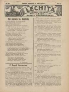Lechita: dodatek niedzielny do Lecha - Gazety Gnieźnieńskiej 1925.03.12 R.2 Nr10