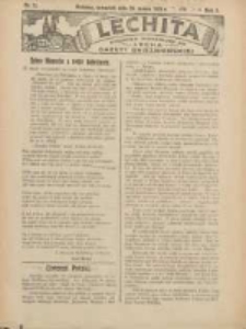 Lechita: dodatek niedzielny do Lecha - Gazety Gnieźnieńskiej 1925.03.19 R.2 Nr11