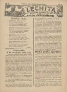 Lechita: dodatek niedzielny do Lecha - Gazety Gnieźnieńskiej 1925.06.25 R.2 Nr24