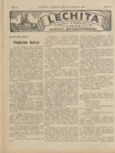 Lechita: dodatek niedzielny do Lecha - Gazety Gnieźnieńskiej 1929.08.18 R.6 Nr33