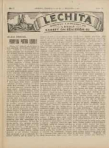 Lechita: dodatek niedzielny do Lecha - Gazety Gnieźnieńskiej 1929.09.15 R.6 Nr37