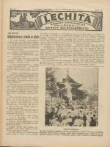 Lechita: dodatek niedzielny do Lecha - Gazety Gnieźnieńskiej 1930.10.05 R.7 Nr40