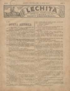 Lechita: dodatek niedzielny do Lecha - Gazety Gnieźnieńskiej 1928.05.13 R.5 Nr20