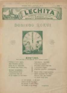 Lechita: dodatek niedzielny do Lecha - Gazety Gnieźnieńskiej 1928.01.01 R.5 Nr1