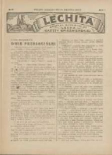 Lechita: dodatek niedzielny do Lecha - Gazety Gnieźnieńskiej 1928.09.09 R.5 Nr37