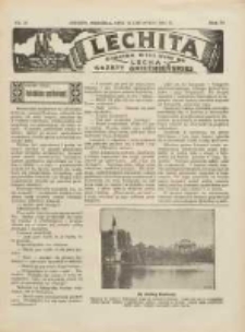 Lechita: dodatek niedzielny do Lecha - Gazety Gnieźnieńskiej 1931.11.15 R.8 Nr46