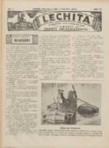 Lechita: dodatek niedzielny do Lecha - Gazety Gnieźnieńskiej 1932.04.03 R.9 Nr14