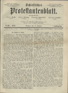 Schlesisches Protestantenblatt. 1872.01.13 Jg.1 No29