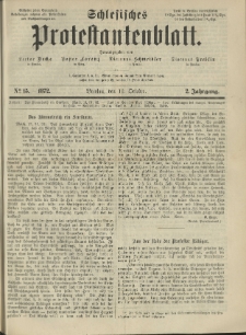 Schlesisches Protestantenblatt. 1872.10.12 Jg.2 No15