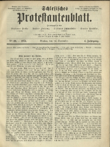 Schlesisches Protestantenblatt. 1874.09.26 Jg.4 No39